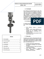 FRM Eng 030 01 Manual s700 Dessuperaquecedor de Vapor