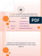 Hardware Description Languages and Programmable Logic