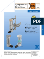 Flowmeters and Switches For Very Low Flows: KDF-9/KDG-9