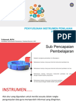 Penyusunan Instrumen Penilaian Pembelajaran