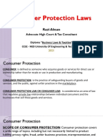 NED Diploma Lectuure Consumer Protection Laws