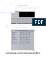 Editing The Video