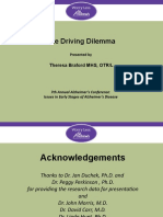 The Driving Dilemma: Theresa Braford MHS, OTR/L