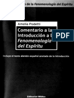 Amelia Podetti - Comentario a La Introduccion a La Fenomenologia Del Espiritu Scan