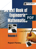 A Text Book of Engieering Mathematics