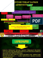 Penerbitan Lapbangpri dan Sanksi Administratif