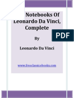 The Notebooks of Leonardo Da Vinci, Complete