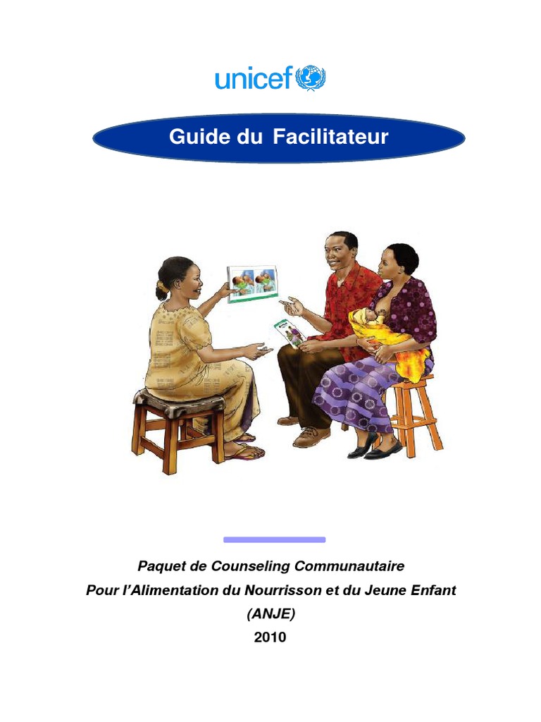 Guide Du Facilitateur Anje Communautaire Pdf Allaitement Nourrisson