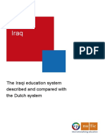 The Iraqi Education System Described and Compared With The Dutch System