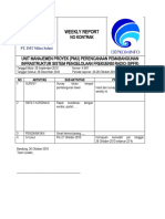 contoh Form Laporan Mingguan,Bulanan