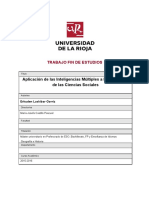 Aplicacion de La Teoria de Las Inteligencias Multiples a Las Ciencias Sociales