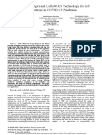 Lora (Long Range) and Lorawan Technology For Iot Applications in Covid-19 Pandemic