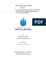 MAKALAH TB2 Konseling & Psikoterapi - Kelompok 5 Lichelle 46118110021 & Donleiic 46118110107 TB2, Teknik Teori Konseling