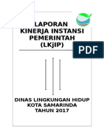 2017 - Environmental Office of Samarinda City - Work Report of Government's Institutions (LKjIP) - Bahasa