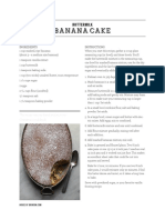 HOB Recipe BananaCake