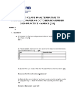 ???? 3 Class #5 Alternative To Practical Paper 63 Practice 11a