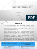 Askep Pada Ny U Post Partum SC Disproporsi Kepala Panggul - Bonitasirait - 2014901011