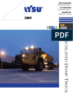 Komatsu HM400 Articulated Dump Truck Specs