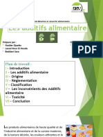 Les Additifs Alimentaire