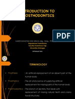 Batasan Ilmu Prostodonsia