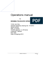Operations Manual: Bromma Telescopic Spreader