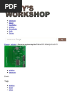 Reverse Engineering The Nokia N95 8Gb QVGA LCD - Andys Workshop