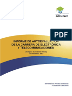 Autoevaluación Ingenieria Electronica y Telecomunicaciones UPB 2017