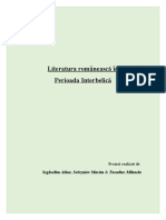 Literatura Românească În Perioada Interbelică: Seghedim Alina, Selezniov Maxim & Tucaliuc Mihaela