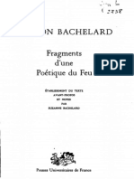 Fragments Dune Poétique Du Feu by Gaston Bachelard