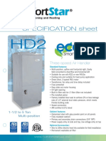 Specification Sheet: Three-Speed Air Handler