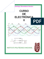Instituto Politecnico Nacional Curso de Electronica II