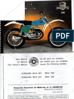 Bultaco Pursang 250,370 Mk.10 '77 Owner's Manual (192.30-027) .