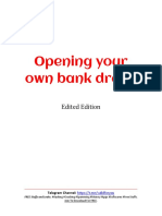 Opening Your Own Bank Drops: Edited Edition