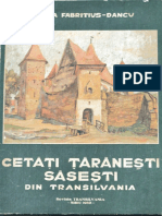 Pdfcoffee.com Cetati Taranesti Sasesti Din Transilvania PDF Free