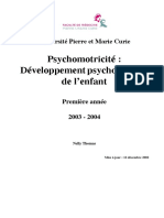 Develompement Moteur de L Enfant