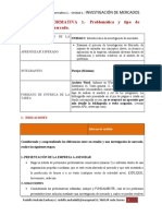 Actividad Formativa 1 - Unidad 1 - Investigación de Mercados