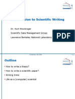 4 Scientific - Writing Intro