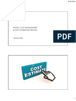 Project Cost Management & Cost Estimation Process: Samah Ragab