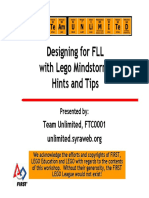 06 - Designing For FLL With LEGO - Hints and Tips