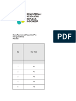 Format Pencatatan Manual Vaksin