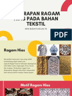 Penerapan Ragam Hias Kelas VII