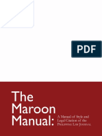 Copy of PLJ Manual of Style and Citation (The Maroon Manual)