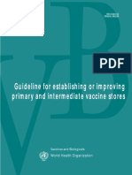 007 - WHO - V-B - 02.34 - Eng - Guideline For Establishing or Improving Pimary and Intermediate Vaccine Stores