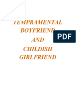 Tempramental Boyfriend