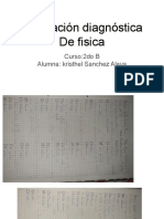 Evaluación Diagnóstica de Fisica