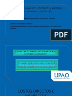 Costos y Presupuesto Semana 3