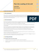 Unit 32: Plan The Loading of Aircraft