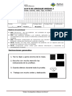 Prueba 5 de Lenguaje