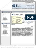 Cross site AJAX using a PHP proxy - Scripting HowTo