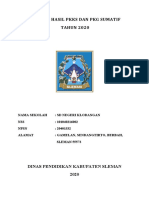 Laporan Hasil PKKS dan PKG Sumatif SD Negeri Klodangan 2020